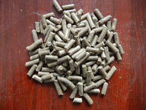 Grass powder pellet