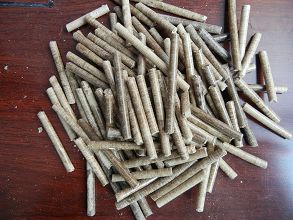 Green bamboo pellet