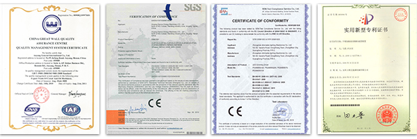 our certifications