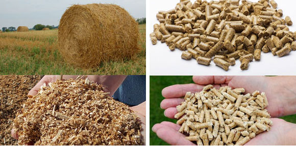 raw materials of wood pellet machine