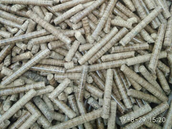 rice husk from pellet making machine