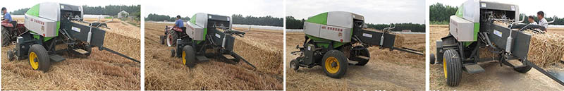 Large Square Baler Working