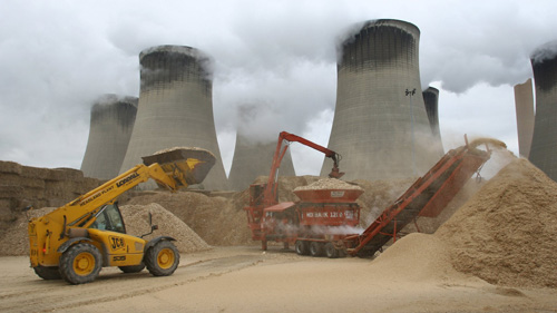 wood pellets for power generation