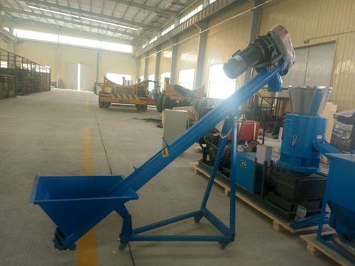 Convery of pellet machine