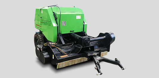 Round Baler with Cutter