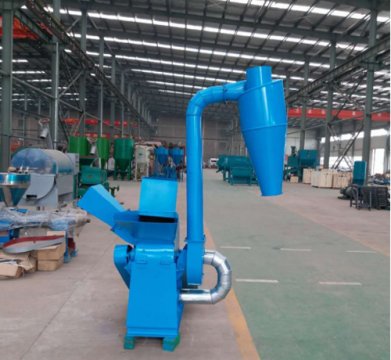 What can a wood crusher do during pellet making process?